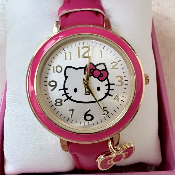 Hello kitty Sanrio Watch with Charm pink - Picture 2 of 8